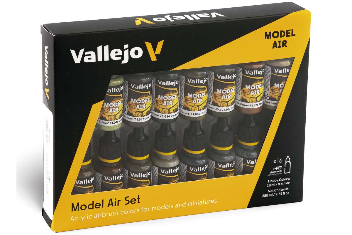 Model Air Allied WWII color set 16x18ml